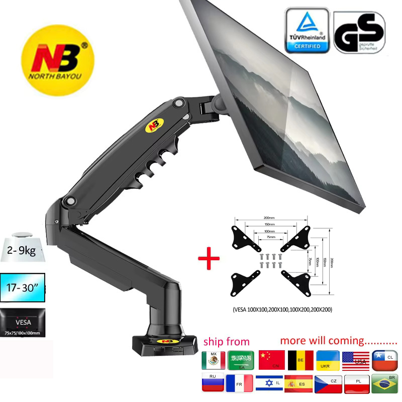 Monitor Arm Single - Penyangga Monitor LED LCD Desktop NEW