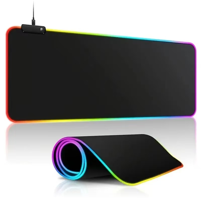 Mouse Charging Pad - Mousepad lampu LED RGB, alas Mouse