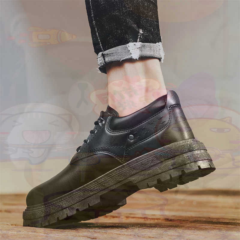 Tech Accessories Ideas - Sepatu Pria Tenis Pelatih Fashion Kulit