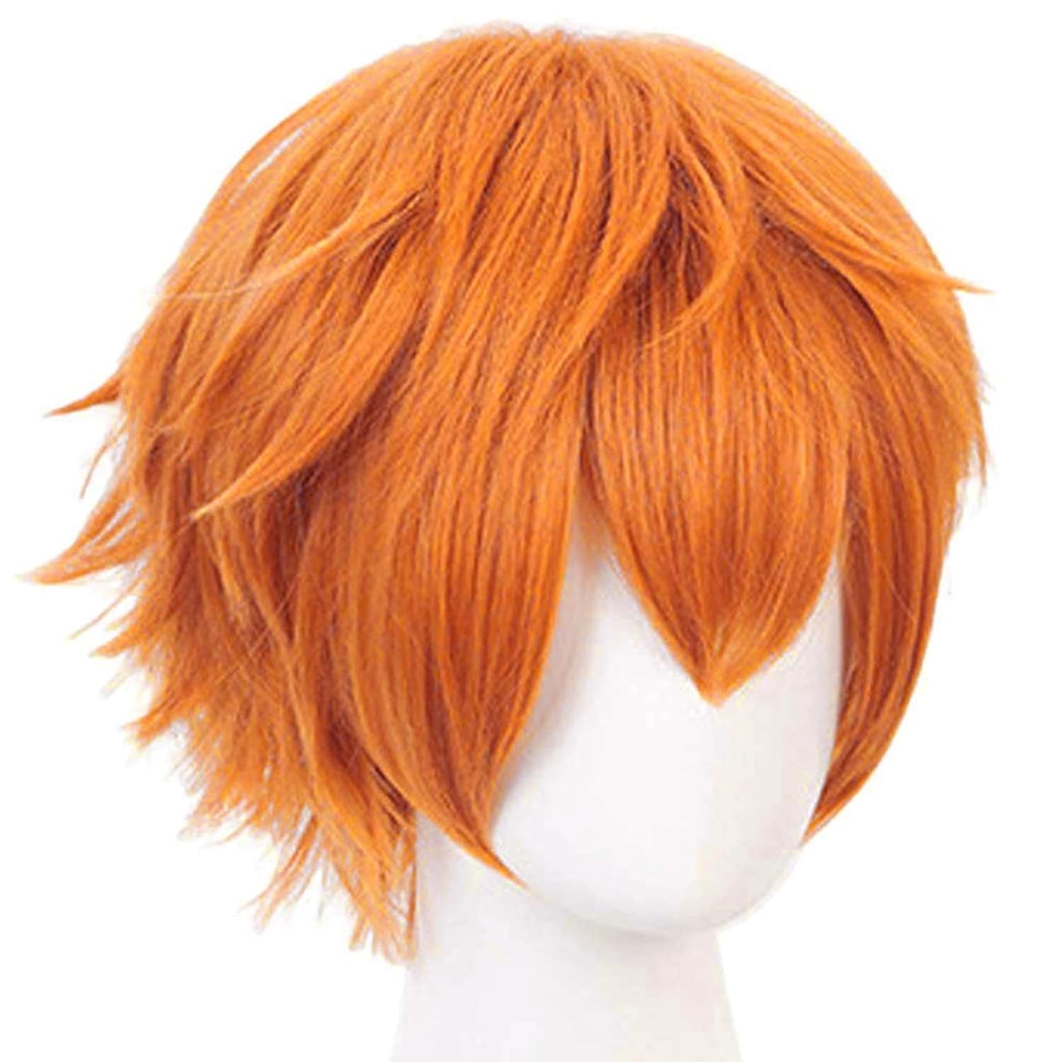 Tech Accessories For Men - Wig oranye pendek untuk pria Wig