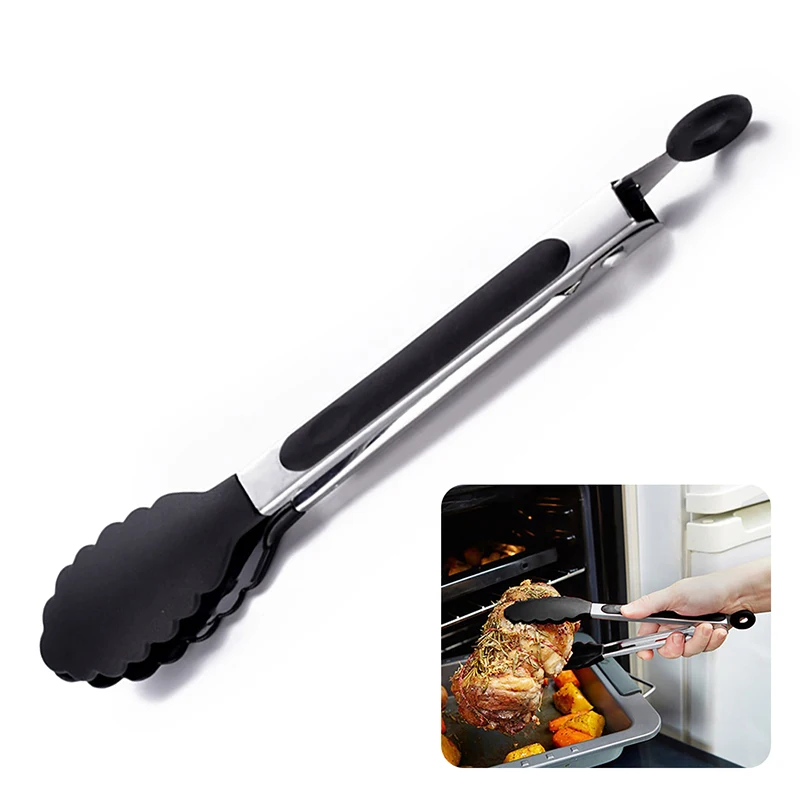 Hi Tech Kitchen Accessories - Penjepit makanan Stainless Steel penjepit dapur