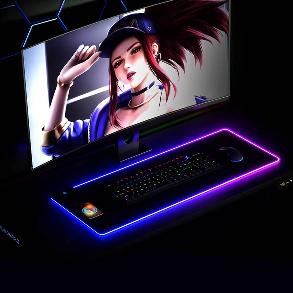 Mouse Charging Pad - Alas Mouse RGB dengan Pengisi Daya