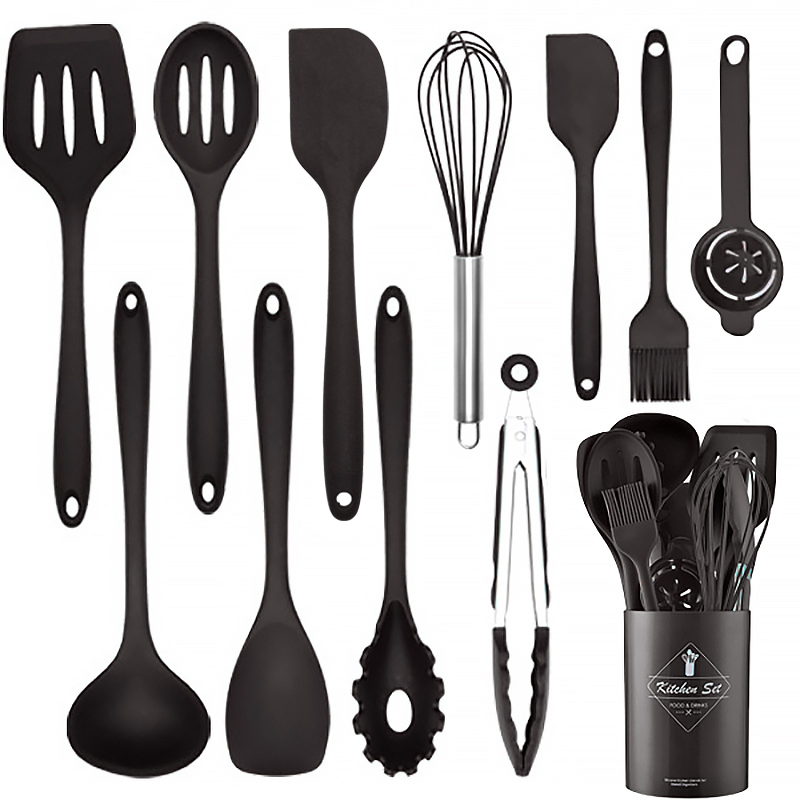 Hi Tech Kitchen Accessories - Alat masak silikon anti lengket, 12