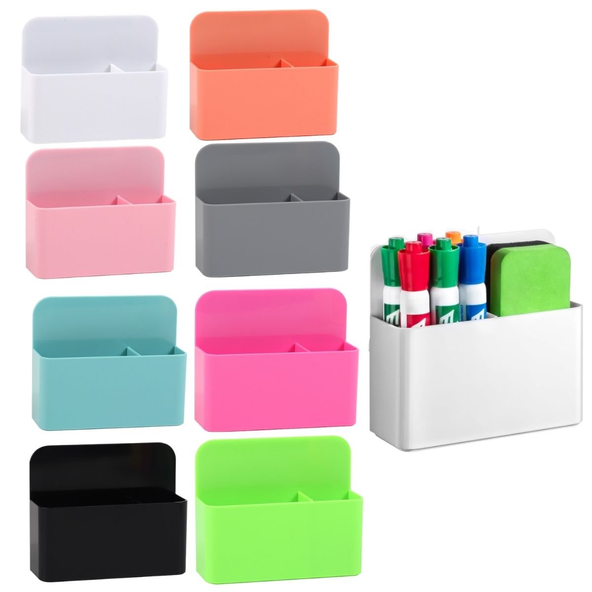 Pen Holder Magnetic - 2 Buah Tempat Penyimpanan Spidol Magnetik