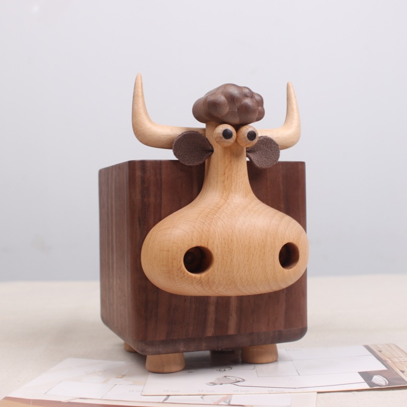 Tempat Pena Kayu Bentuk Banten - Pen Holder Magnetic ulasan dan harga