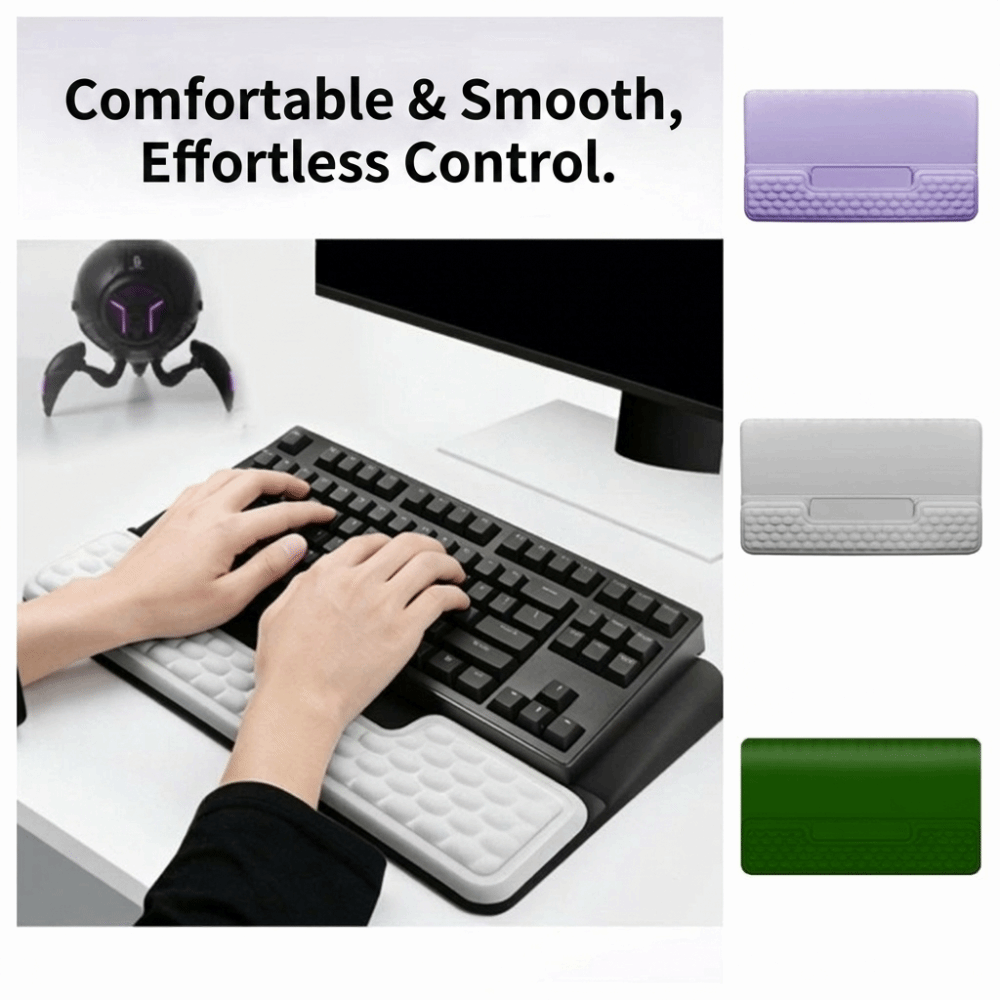 Penyangga Keyboard Terintegras - Keyboard Wrist Pad Leather ulasan dan harga