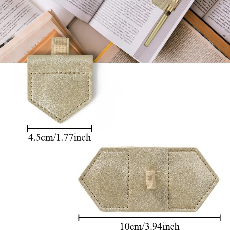 1 Buah Penanda Buku Kulit PU M - Pen Holder Magnetic ulasan dan harga