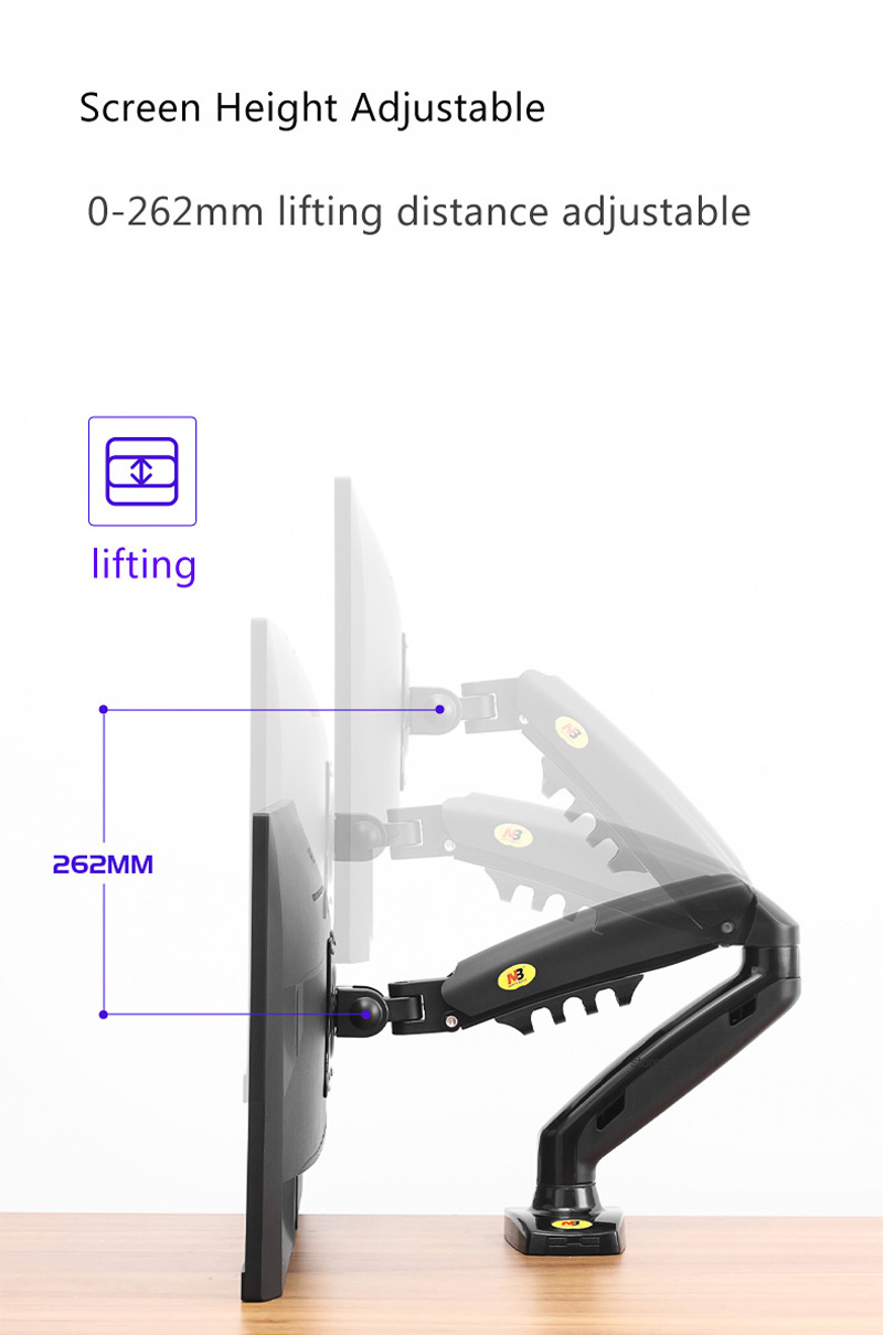 Penyangga Monitor LED LCD Desk - Monitor Arm Single ulasan dan harga