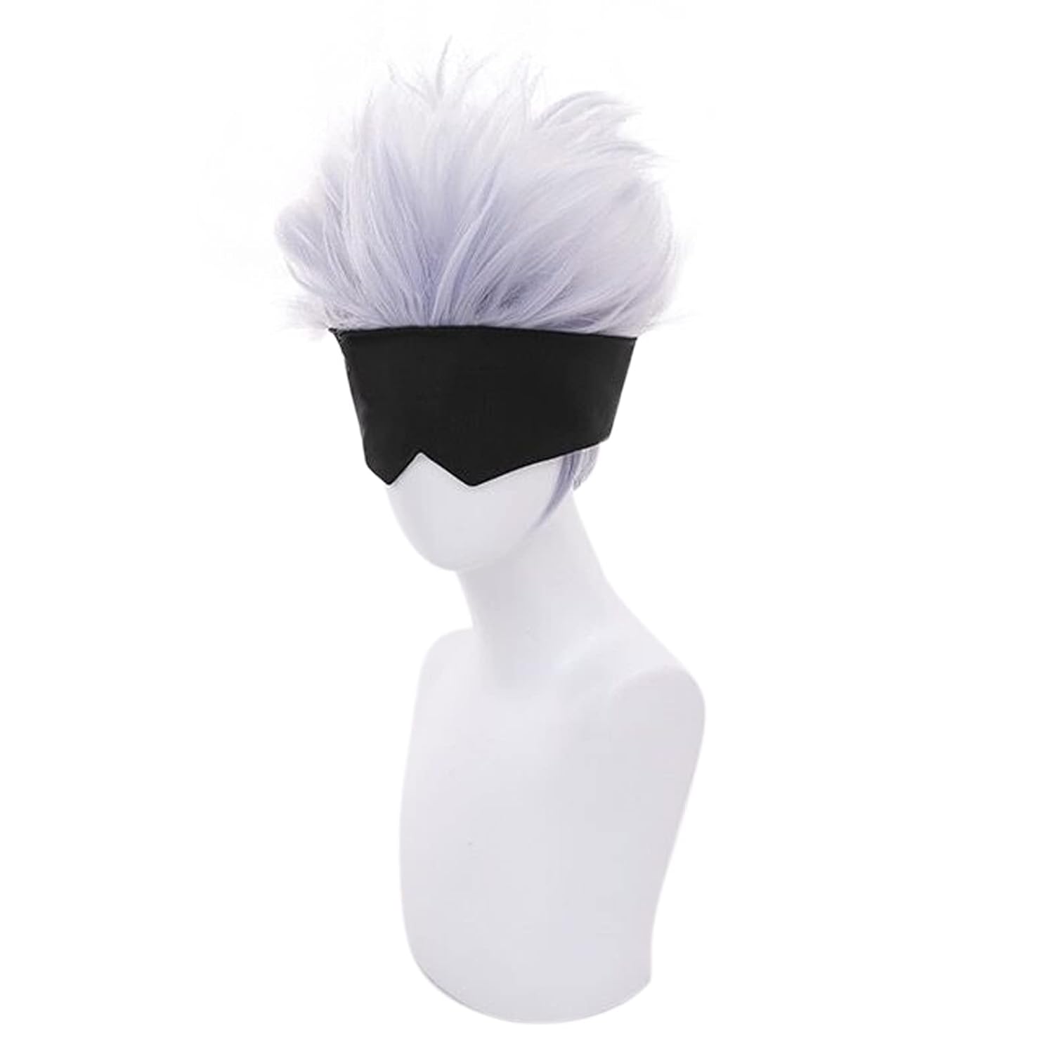 Wig Cosplay hitam + bergelomba - Tech Accessories For Men ulasan dan harga