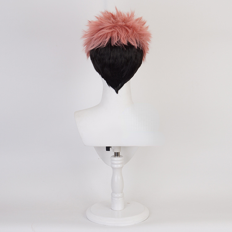 Wig Cosplay Anime Itadori Yuji - Tech Accessories For Men ulasan dan harga