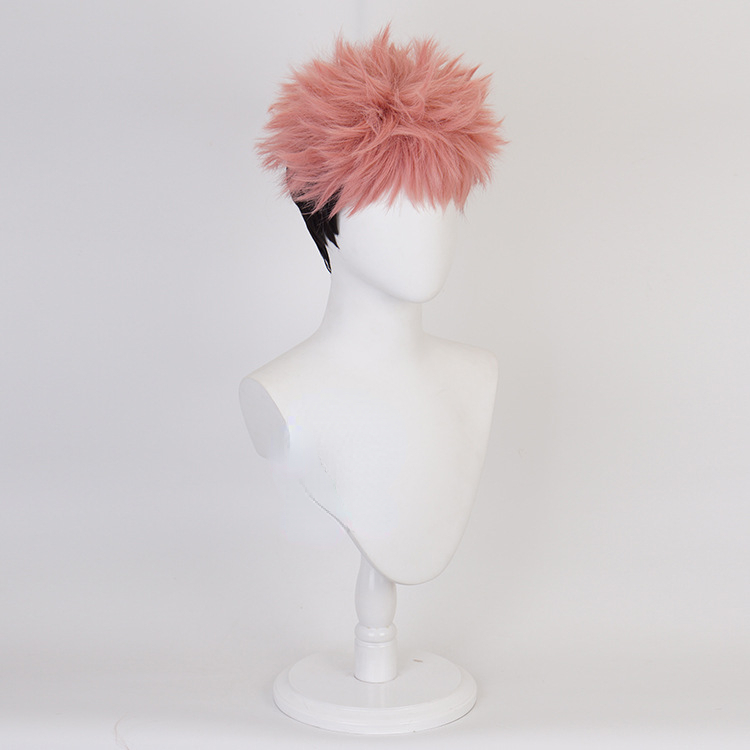 Wig Cosplay Anime Itadori Yuji - Tech Accessories For Men ulasan dan harga