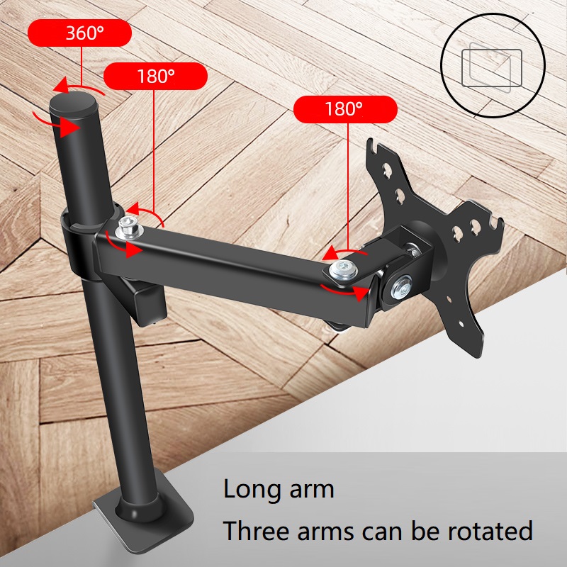 HILLPORT Braket PC Dudukan Mej - Monitor Arm Single ulasan dan harga