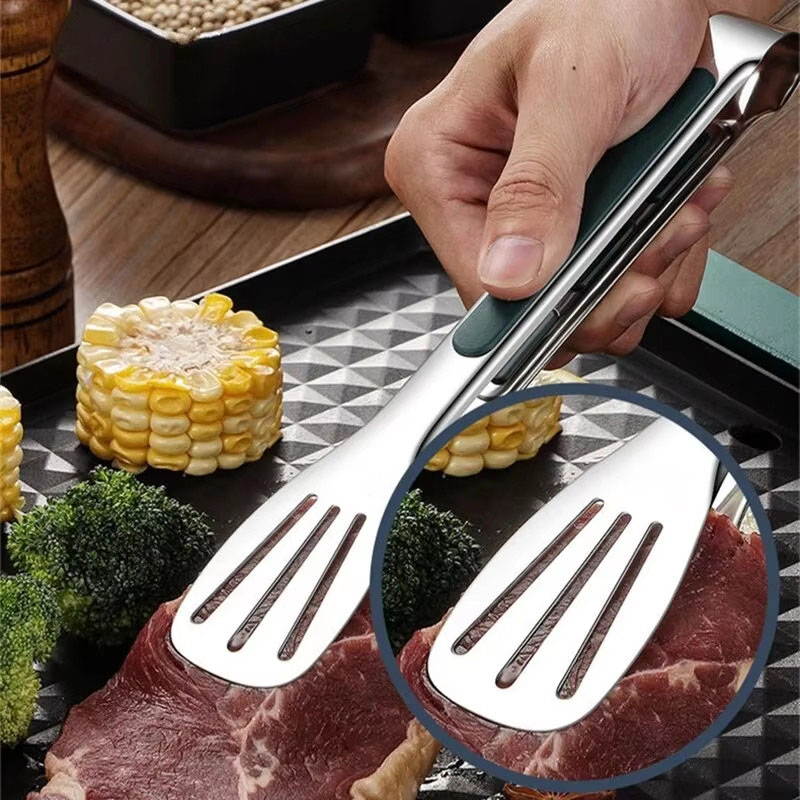 1 buah penjepit makanan baja t - Hi Tech Kitchen Accessories ulasan dan harga