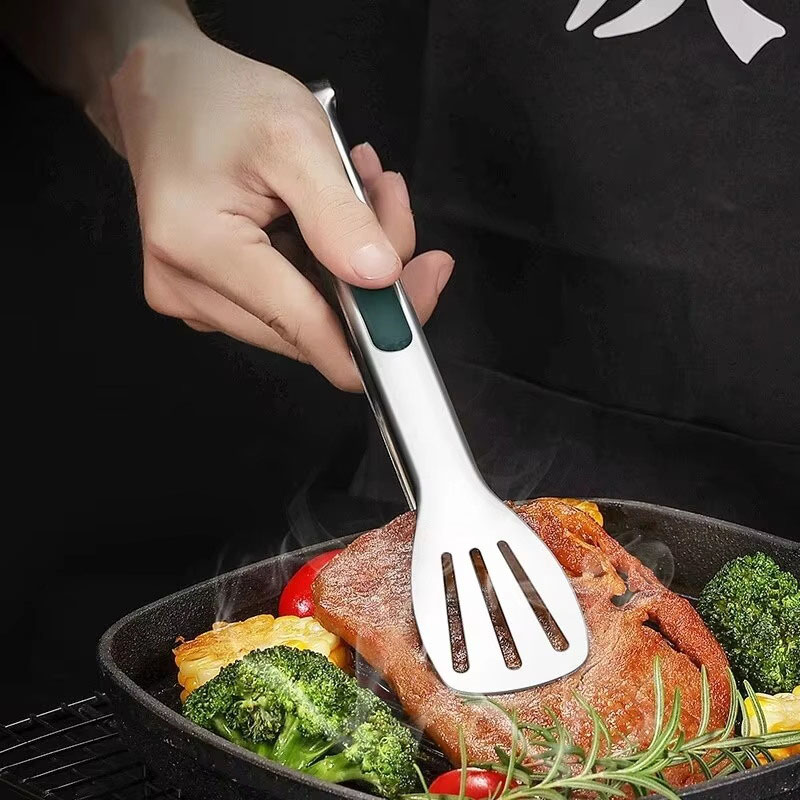 1 buah penjepit makanan baja t - Hi Tech Kitchen Accessories ulasan dan harga