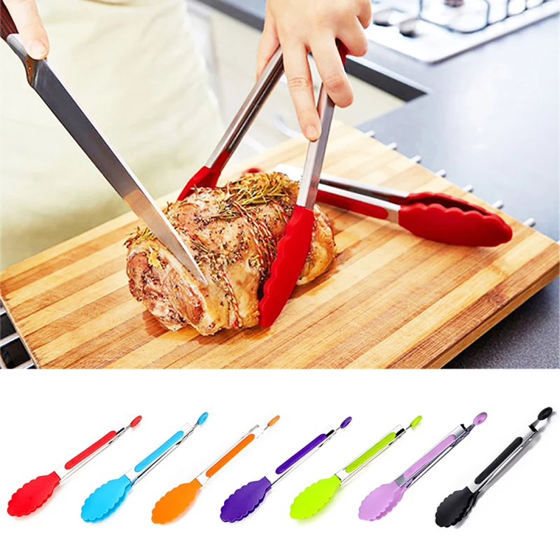 Penjepit makanan Stainless Ste - Hi Tech Kitchen Accessories ulasan dan harga