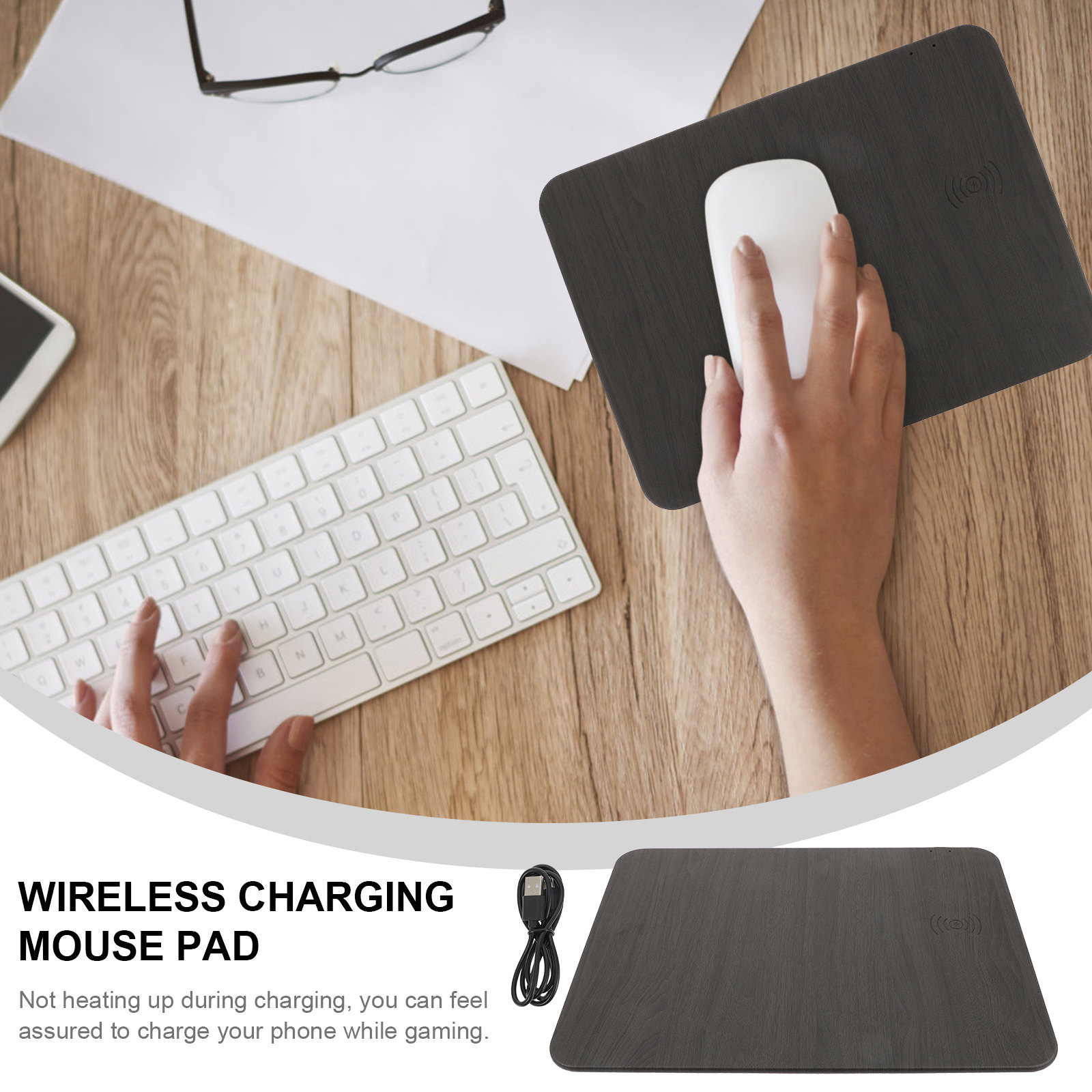 Alas Mouse Pengisi Daya Nirkab - Mouse Charging Pad ulasan dan harga