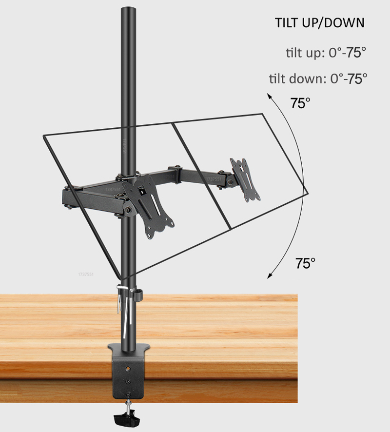 T902-280 Dudukan Monitor Ganda - Monitor Arm Single ulasan dan harga