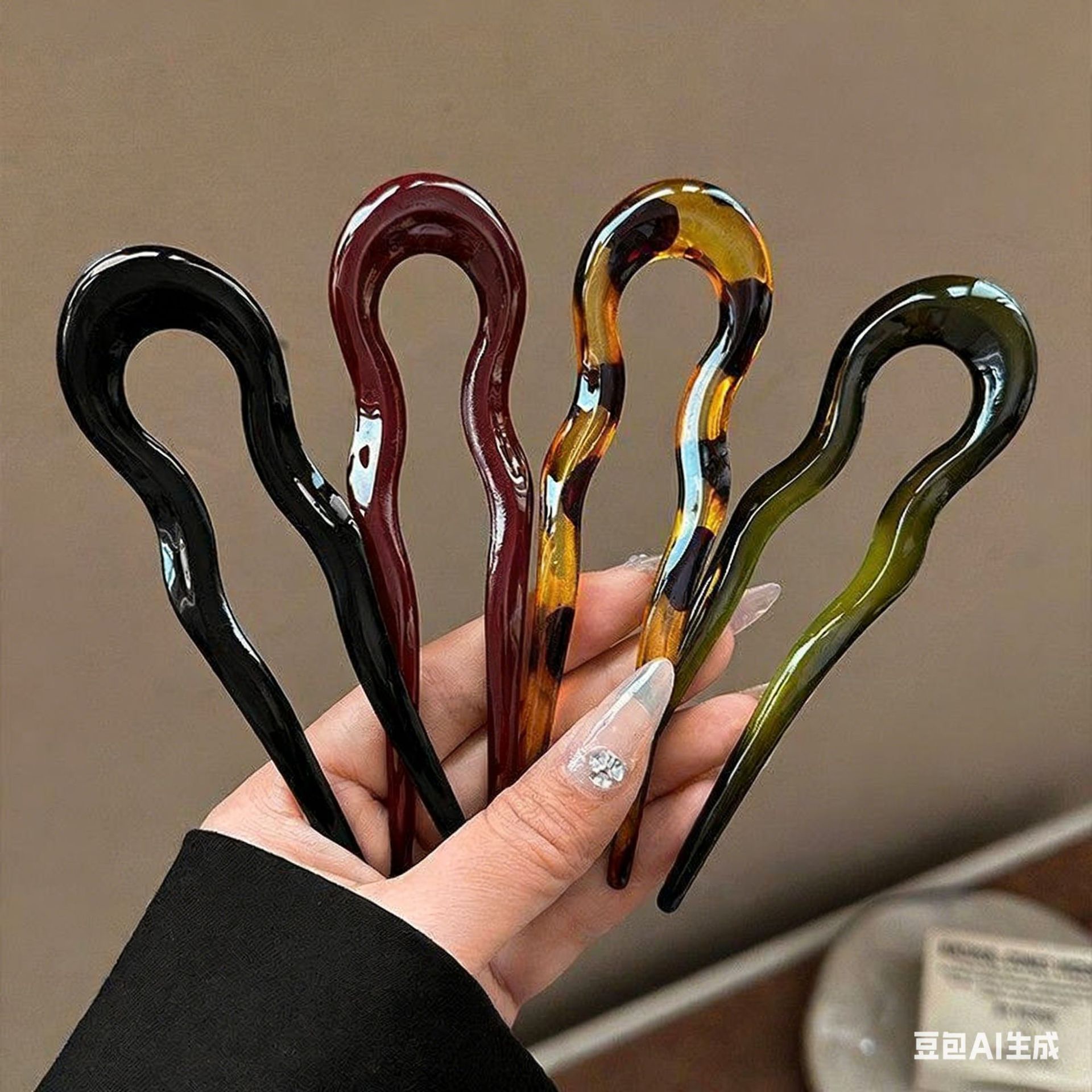 Jepit Rambut Akrilik Elegan Be - Tech Accessories For Women ulasan dan harga