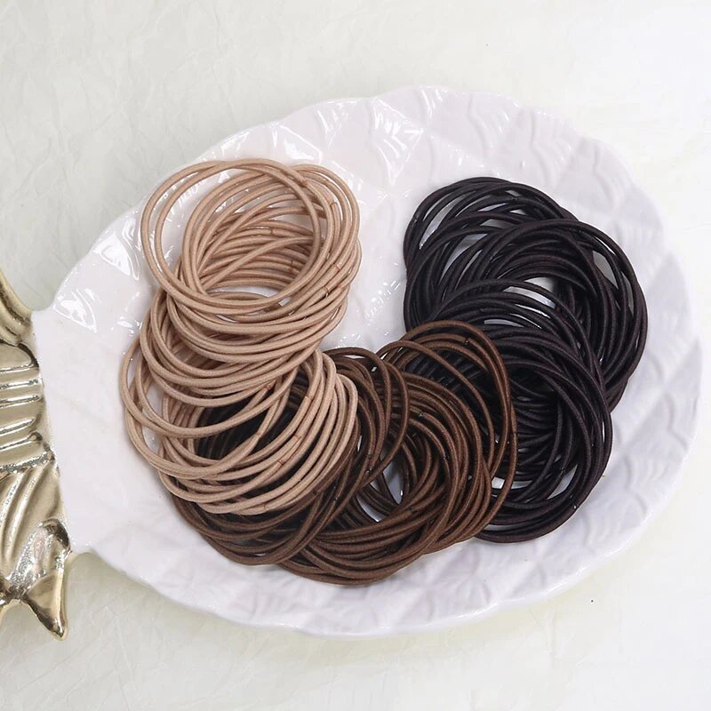 100 buah/set ikat rambut karet - Tech Accessories For Men ulasan dan harga