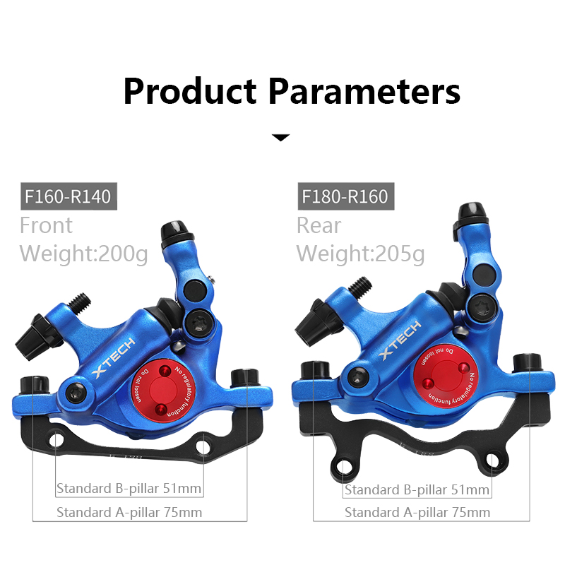 ZOOM XTECH HB100 MTB Kaliper R - Tech Q ulasan dan harga