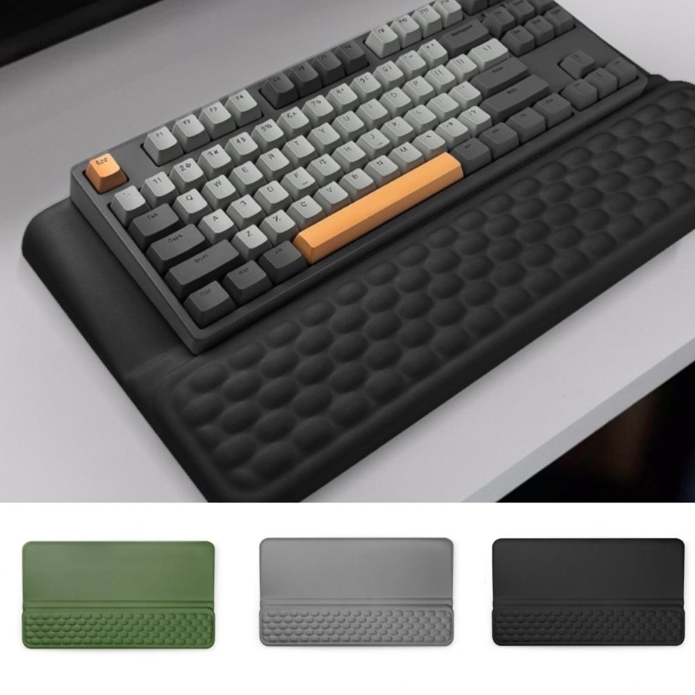 Penyangga Keyboard Komputer Er - Keyboard Wrist Pad Leather ulasan dan harga