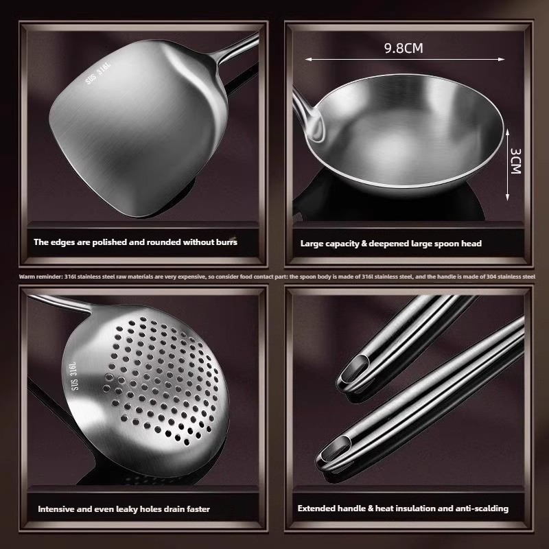 Spatula Wajan Stainless Steel  - Hi Tech Kitchen Accessories ulasan dan harga