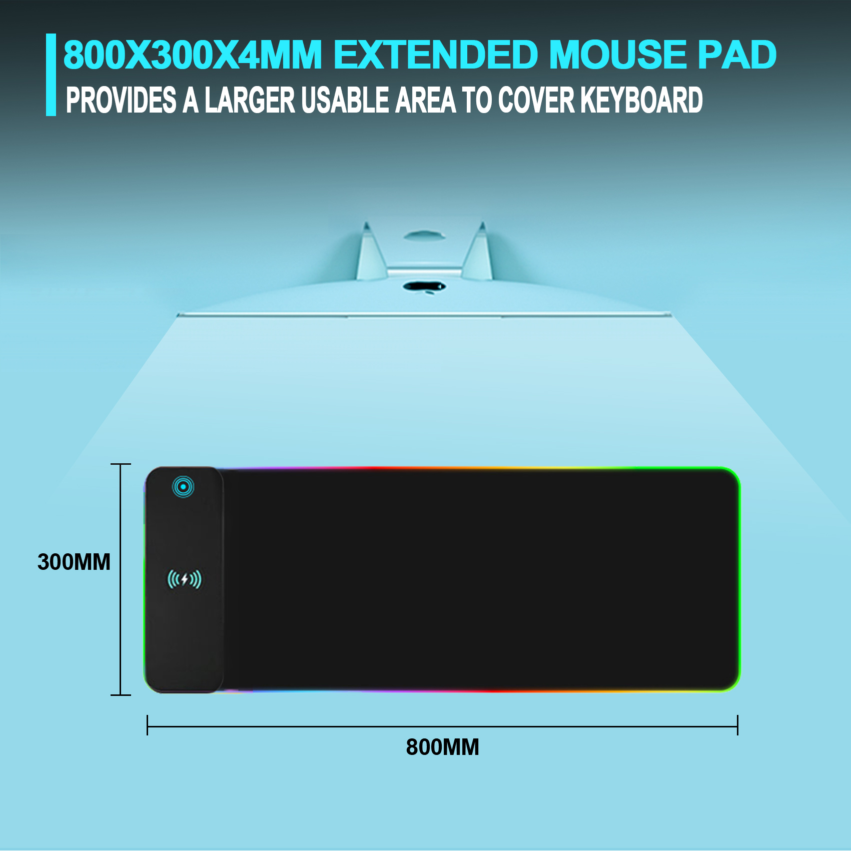 Alas Mouse Gaming RGB Pengisia - Mouse Charging Pad ulasan dan harga